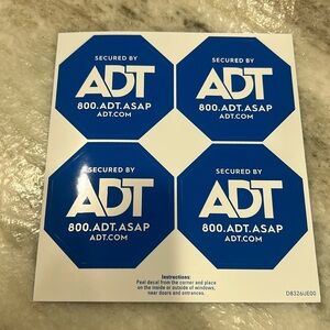 ADT 4 stickers new